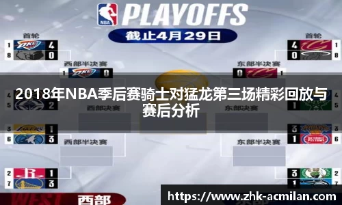 2018年NBA季后赛骑士对猛龙第三场精彩回放与赛后分析